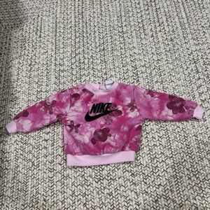 Nike Floral Pink Crewneck Sweatshirt